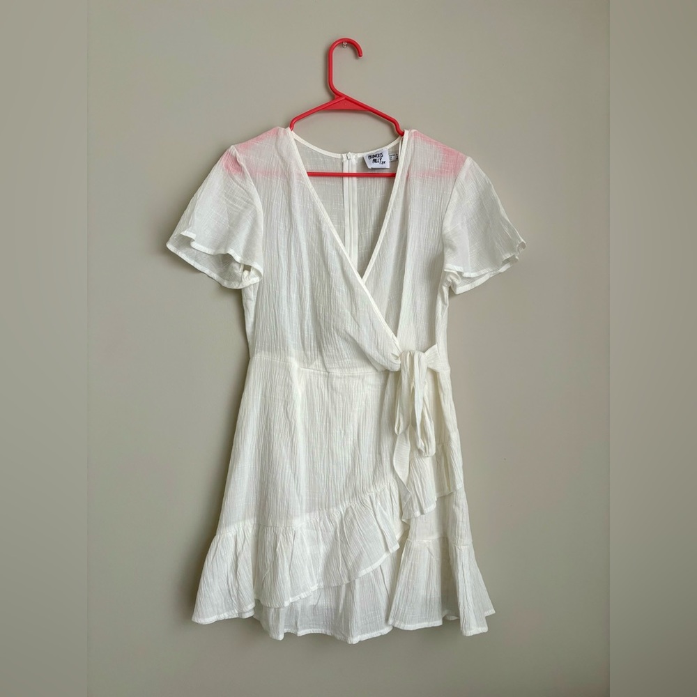 Princess Polly Wrap Mini Dress in Size US 8